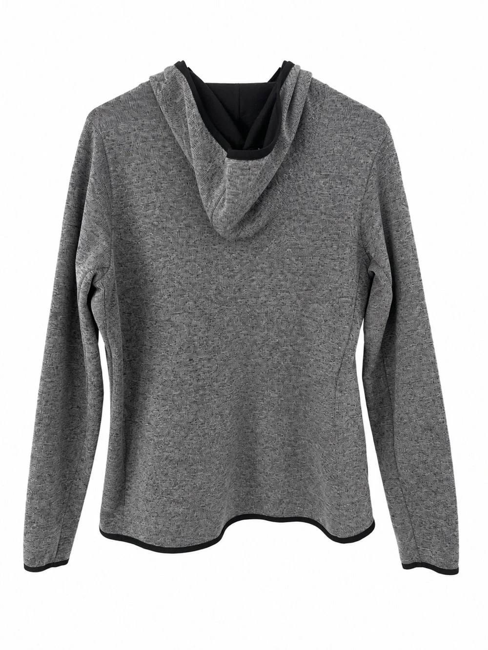Nike Dri-FIT Hoodie Women’s Large Gray Cowl Neck Thumbhole Pullover Athletic Ath - Picture 2 of 3